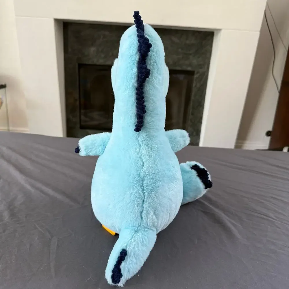 Giggle Scape Blue Dinosaur Plush Stuffed Animal Soft Toy